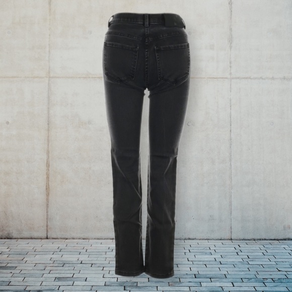 T by Alexander Wang Stretchy Skinny Leg Mid Rise Jeans Size 24 - Picture 2 of 5